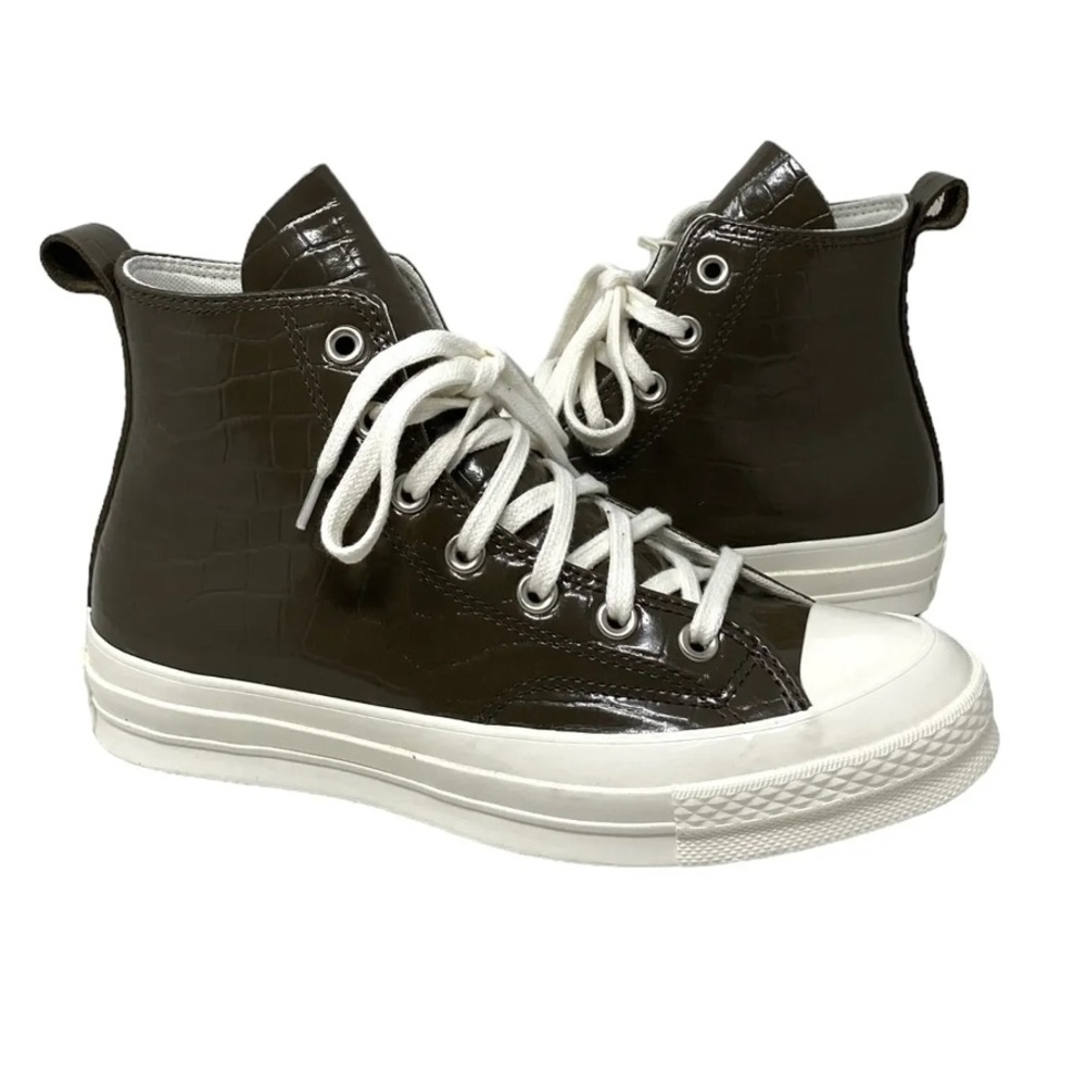 Converse Chuck 70 Skate High Shoes Brown Leather Sneakers